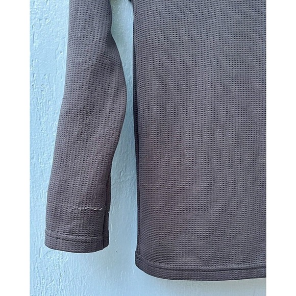 Under Armour Waffle Boy Size 7 Dark Grey All Season Gear Long Sleeve Spell Out - Picture 13 of 16